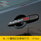 Car Sticker 4PCS/Lot TRD