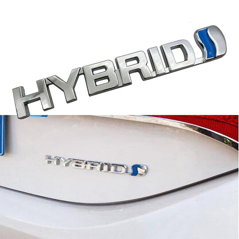 Fashion Metal Car Sticker Toyota Hybrid